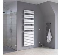 Ximax P2 Duplex White 4672Btu Vertical Towel Radiator (W)600mm X (H)1420mm