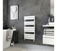 Ximax P2 P21420600W White Gas Vertical Designer Towel Warmer Radiator, (W)500mm X (H)970mm