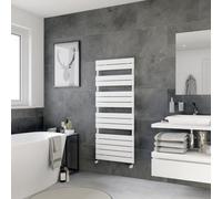 Ximax P2 P21420600W White Gas Vertical Designer Towel Warmer Radiator, (W)600mm X (H)1420mm