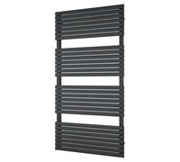 Ximax P2 Slim P2Slm1185600A Anthracite Gas Vertical Designer Towel Warmer 2509Btu Radiator, (W)600mm X (H)1185mm