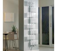 Ximax Parallel-Rail White Towel Warmer (W)650mm X (H)1760mm