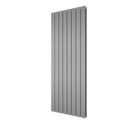 Ximax Silver Gas Vertical Panel 4533Btu Radiator, (W)595mm X (H)1500mm