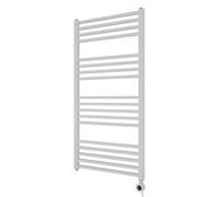 Ximax Towel Warmer Asqes1174600W White Electric Vertical Designer Radiator, White (W)600mm (H)1174mm