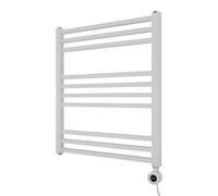 Ximax Towel Warmer Asqes677600W White Electric Vertical Designer Radiator, White (W)600mm (H)677mm