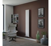 Ximax Vertirad Duplex Hwd180030W White Horizontal Or Vertical Designer 3402Btu Radiator, (W)295mm X (H)1800mm
