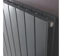 Ximax Vertirad Duplex Hwd180045A Anthracite Horizontal Or Vertical Designer 4535Btu Radiator, (W)445mm X (H)1800mm