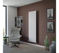Ximax Vertirad Duplex Hwd1800595W White Gas Vertical Designer Panel 5369Btu Radiator, (W)595mm X (H)1800mm