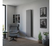 Ximax Vertirad Duplex Hwd18045Sc Horizontal Or Vertical Designer 4534Btu Radiator, (W)445mm X (H)1800mm