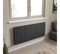Ximax Vertirad Duplex Hwd6001420A Anthracite Gas Horizontal Designer Panel 4635Btu Radiator, (W)1420mm X (H)600mm