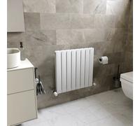 Ximax Vertirad Duplex Hwd600595W White Gas Vertical Designer Panel 1952Btu Radiator, (W)595mm X (H)600mm