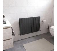 Ximax Vertirad Duplex Hwd600820A Anthracite Gas Horizontal Designer Panel 2683Btu Radiator, (W)820mm X (H)600mm