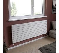 Ximax Vertirad Duplex Hwhd1195600W White Gas Horizontal Designer Panel Radiator, (W)1800mm X (H)670mm