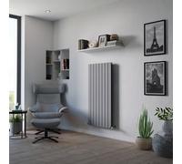 Ximax Vertirad Duplex Universal Hwd12060Sc Horizontal Or Vertical Designer 4027Btu Radiator, (W)595mm X (H)1200mm