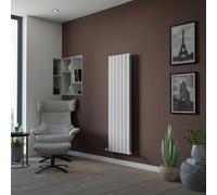 Ximax Vertirad Duplex Universal Hwd150445W White Hydronic Horizontal Or Vertical Designer Radiator, White (W)445mm (H)1500mm