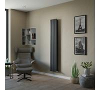 Ximax Vertirad Duplex Universal Hwd180295A Anthracite Hydronic Horizontal Or Vertical Designer Radiator, Anthracite (W)295mm (H)1800mm