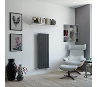 Ximax Vertirad Hw1200445A Anthracite Gas Vertical Designer Panel 1997Btu Radiator, (W)445mm X (H)1200mm