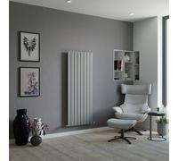 Ximax Vertirad Hw150595Sc Hydronic Horizontal Or Vertical Designer Radiator, Silver Effect (W)595mm (H)1500mm