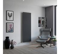 Ximax Vertirad Hw1800595A Anthracite Gas Vertical Designer Panel 3901Btu Radiator, (W)595mm X (H)1800mm