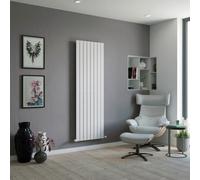 Ximax Vertirad Hw1800595W White Gas Vertical Designer Panel 3901Btu Radiator, (W)595mm X (H)1800mm
