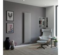 Ximax Vertirad Hw180445Sc Hydronic Horizontal Or Vertical Designer Radiator, Silver Effect (W)445mm (H)1800mm