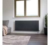 Ximax Vertirad Hw6001420A Anthracite Gas Horizontal Designer Panel 3335Btu Radiator, (W)1420mm X (H)600mm