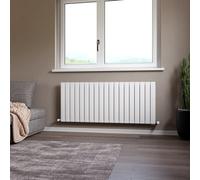 Ximax Vertirad Hw6001420W White Gas Horizontal Designer Panel 3335Btu Radiator, (W)1420mm X (H)600mm