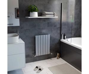 Ximax Vertirad Hw600445S Gas Vertical Designer Panel 1055Btu Radiator, (W)445mm X (H)600mm