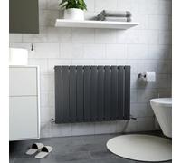 Ximax Vertirad Hw600820A Anthracite Gas Horizontal Designer Panel 1932Btu Radiator, (W)820mm X (H)600mm