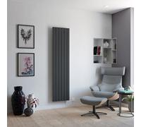 Ximax Vertirad Hwe1800445A Anthracite Electric & Gas Vertical Electric Designer 3072Btu Radiator, (W)445mm X (H)1800mm