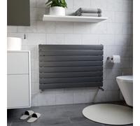 Ximax Vertirad Hwh1195600A Anthracite Gas Horizontal Designer Panel Radiator, (W)900mm X (H)595mm