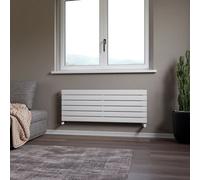 Ximax Vertirad Hwh1195600W White Gas Horizontal Designer Panel Radiator, (W)1200mm X (H)445mm