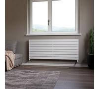 Ximax Vertirad Hwh1195600W White Gas Horizontal Designer Panel Radiator, (W)1500mm X (H)595mm