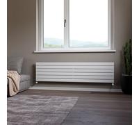 Ximax Vertirad Hwh1195600W White Gas Horizontal Designer Panel Radiator, (W)1800mm X (H)445mm