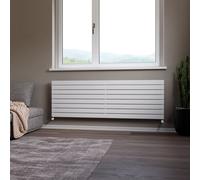 Ximax Vertirad Hwh1195600W White Gas Horizontal Designer Panel Radiator, (W)1800mm X (H)595mm