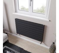 Ximax Vertirad Slimline Duplex Deluxe Hwdhs5951000A Anthracite Gas Horizontal Designer Panel Radiator, (W)1000mm X (H)595mm