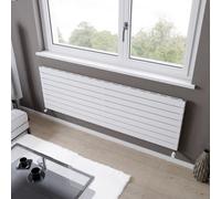 Ximax Vertirad Slimline Duplex Deluxe Hwdhs5951000W White Gas Horizontal Designer Panel Radiator, (W)1800mm X (H)595mm