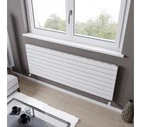 Ximax Vertirad Slimline Duplex Deluxe Hwdhs5951000W White Gas Horizontal Designer Panel Radiator, (W)1600mm X (H)595mm