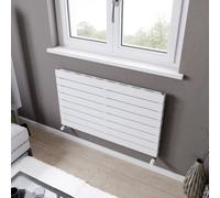 Ximax Vertirad Slimline Duplex Deluxe Hwdhs5951000W White Gas Horizontal Designer Panel Radiator, (W)1000mm X (H)595mm