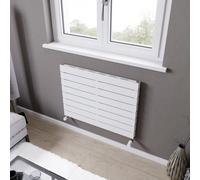 Ximax Vertirad Slimline Duplex Deluxe Hwdhs5951000W White Gas Horizontal Designer Panel Radiator, (W)800mm X (H)595mm