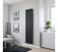 Ximax Vertirad Slimline Duplex Deluxe Hwhs1800295A Anthracite Gas Vertical Designer Panel Radiator, (W)445mm X (H)1800mm