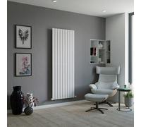 Ximax Vertirad Universal Hw1800670W White Hydronic Horizontal Or Vertical Designer Radiator, White (W)670mm (H)1800mm