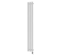 Ximax Vulcan Vues1800210W White Electric Vertical Designer Radiator, White (W)210mm (H)1800mm