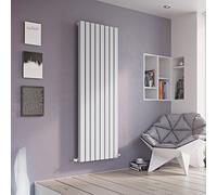 Ximax Vulkan Square Vus600585W White Vertical Designer 2329Btu Radiator, (W)585mm X (H)600mm