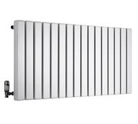 Ximax Vulkan Square Vus60090W White Horizontal Designer 4307Btu Radiator, (W)885mm X (H)600mm