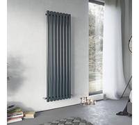 Ximax Vulkan Vu180060A Anthracite Vertical Designer 6135Btu Radiator, (W)585mm X (H)1800mm