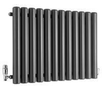 Ximax Vulkan Vu60090A Anthracite Horizontal Designer 3434Btu Radiator, (W)885mm X (H)600mm
