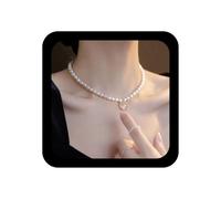 Ximdble Vintage Crystal Star Pendant Necklace Boho Pearl Choker Necklace Round Moonstone Necklace Strand Pearl Necklace Rhhinestone Opal Starbrust Necklace Jewelry for Women