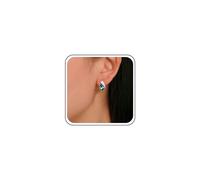 Ximdble Vintage Emerald Crystal Rhinestone Teardrop Stud Earrings Boho GEmerald Drop Earrings Waterdrop Green Gem Earrings Crystal Weeding Bride Earrings Jewelry for Women, Zinc, No Gemstone