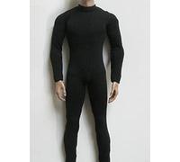 ximi 1/6th Scale Black Color Jumpsuit Corset Clothes for 12" Male Action Figure