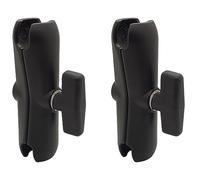 ximie 2pcs 15CM Length Aluminium Alloy Double Socket Arm for RAM with 1.5 Inch Ball Base Mount Motorcycle Camera Extension Arm